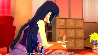 Hinata Teases Naruto with Seductive Moves Leading to Cream Pie Bliss