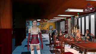 Brave Brunette Brings Heat This Holiday Season in Fallout 4-Themed Fantasy Character