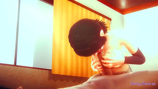 Sarada Treats Naruto to Fiery Blowjob Creampie Fun – Immersive POV Ride