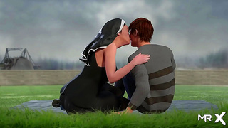 Voluptuous Anime Babe Lures Her Man into Sunny Forbidden Pleasure