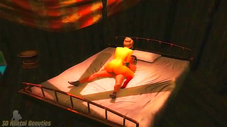 Tigress Rides Hard for Mind-Blowing Pleasure in Hot 3D Hentai Action