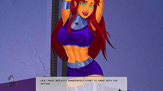 Batgirl, Starfire Supergirl Ignite Wild Nights with Hung Superheroes gangbang
