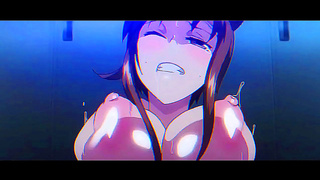 Blazing Desires Unite Two Lovers in Steamy Anime MMF Tryst