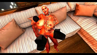 Blonde MILF Receives Massive Anal Filling from Busty Babe in Wild Hentai Fantasy