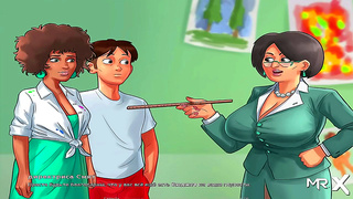 Teenage Cravings Ignite Under Summer Sun in Animated Classroom Taboo