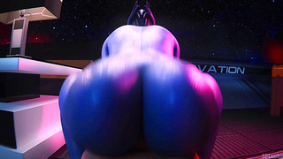 Liara Dominates with Busty Reverse Cowgirl Ride in Spluckytama 3D Adventure