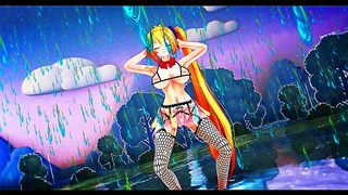 Alluring Anime Goddess Lures You into Hot MMD Desires