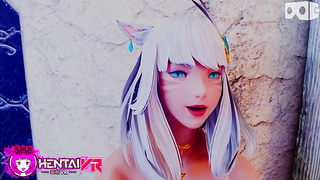 Catgirl Dominates Sensual Virtual Reality Experience in Stunning HD Hentai