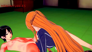 Asuna Tempts Kirito into Steamy Sword Art Online Tryst Full of Desire