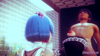 Reims Sensual Ride: Blowjob Creampie Fantasies Ignite in Hot Hentai Action