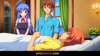 Busty Waifus Heat Up Forbidden Romance in Steamy Anime Adventure