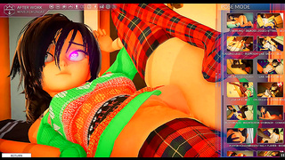 Cute Anime Lover Unwraps Hot Santa Surprise in Steamy Xmas Fantasy