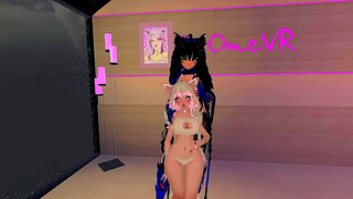 Futa Catgirls Steamy VRChat Encounter Ignites Explosive Desires