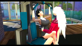 Videl Seduces Madara in Fiery Training Session Turned Erotic Rendezvous