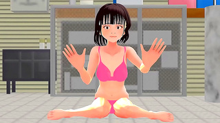 Busty Toyoda Beauty Tempts in Seductive Pink Bikini Fantasia