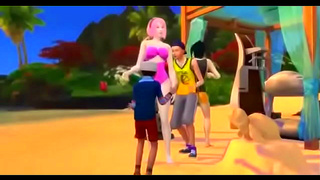 Hinatas Secret Beach Tryst with Her Sensei Sparks Hot Forbidden Lust