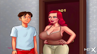 Busty Teens Heat Up Summer Job with Steaming Hentai Desires