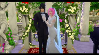 Sakuras Hot Wedding Night with Naruto Ignites Wild Hentai Desires