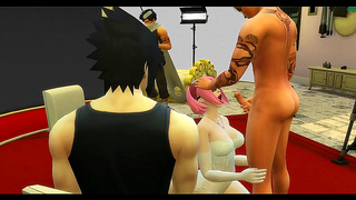 Sakuras Forbidden Tryst with Naruto Turns Into Wild Anal Romance
