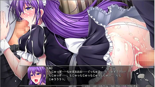 Maid Unveils Steaming Desire with Sensual Blowjob in Senki Mystertia Realm