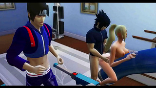 Ino Seduces Sasuke in Steamy Forbidden Tryst – Busty Blonde Craves Young Ninja