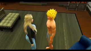 Sasuke Dominates Sakura While Naruto Teases Tsunade in Hot Anime Action
