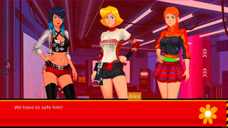 Blonde Vixen Tempts Cartoon Agent with Sultry Blowjob in Hot Espionage Encounter