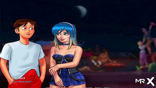 Summer Heat Ignites Wild Cream Pie Passion in Steaming Hentai Encounter