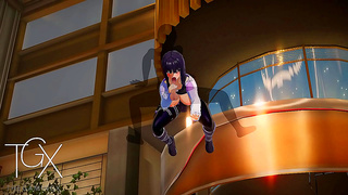 Gamer Babe Seduces Giant Beast for Wild Hentai Pleasure Ride