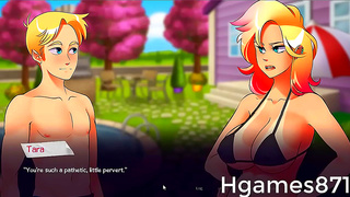 Dual Delight: Blue-Haired Futanari Tempts Lover in Hot Hentai Tryst