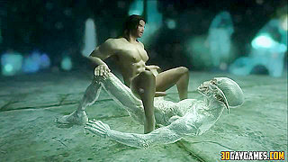 Beast Takes Warriors Virginity in Fiery Cave Lust Encounter