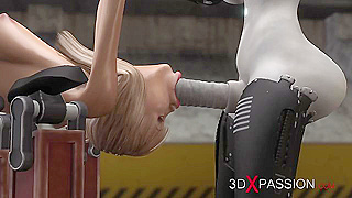 Android Tempts Her with Secret Oral Desires in Steamy Sci-Fi Tryst