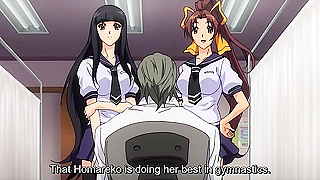 Athletic Beauties Collide in Sweaty Gymnastics Hentai Fantasy Fling