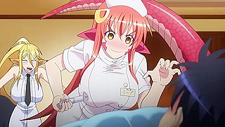 Sick Guy Healed by Harem Girls Seductive Care in Busty Hentai Fantasy