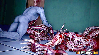 Zombie Gay Tryst in Heart-Pounding 3D Animation Erotic Thrill Ride