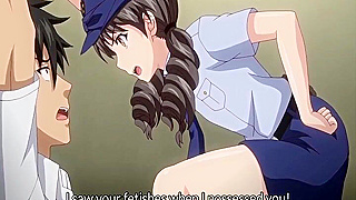 Tiny Officer Pleads for Dominant Lovers Thick Rod in Hot Hentai Action