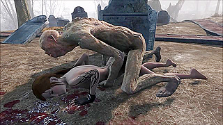 Fallout Ghoul Claims Innocent Teen in Dark Cemetery Tryst