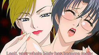 Busty Milf Neighbors Tease Each Other While Horny Guy Watches in Steaming Hot Hentai
