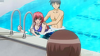 Step Siblings Hot Pool Tryst Nearly Exposed – Steamy Hentai Action