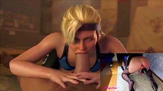 Silver Goddess Tempts with Busty Allure Before Taking Hard From Behind