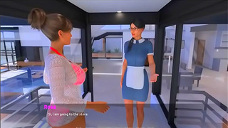 Voluptuous Anime Goddess Rides Wild Anal Ride Ending in Creampies