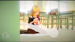 Luscious Anime Babe Filled With Huge Dick – Steamy Pregnant Delight