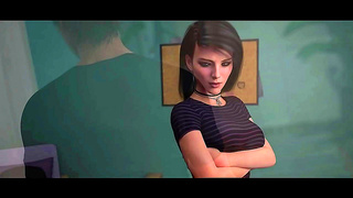 Anime Lovers Collide in Hot 3D Romance Filled with Sensual Oral Moments