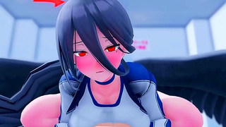 Cute Anime Girl Gets Double Teased by Popular School Hottie in Steamy Encounter