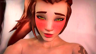 Hinata Takes Control Riding Her Cute Bishnen Lover in Fiery Hentai Action