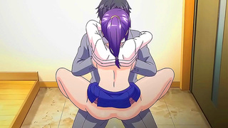 Curvy Yariman Dominates Shy Gamer in Hot Hentai Bedroom Showdown