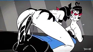 Furry Vixen Rides Huge Dick in Wild Hentai Pleasure Trip