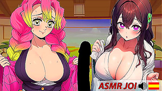 Sensual Training with Demon Slayer Warriors – Hot Latina JOI Action
