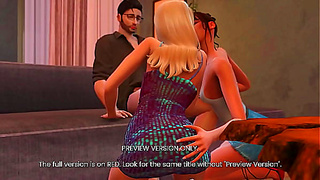 Seductive Lesbians Explore Forbidden Desires in Steamy 3D Tryst