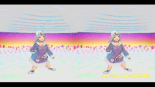 Hololive Idol Tempts in VR with Sensual 3D Dance Fantasy
